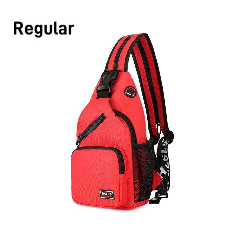 Women Chest Bags Adjustable Backpack and Single Shoulder Bag With Earphone Hole Girl Small Sports Travel Messenger Oxford Bag