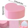 Hair Accessories Box Jewelry Storage With Mirror Pink Hair Clips Rubber Band Organiser For Girls Children Portable Travel Case