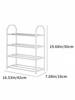 3 Colors Stainless Steel Shoe Rack, Easy To Install and Space Saving, for Closet Entryway Bedroom Floor Outdoor