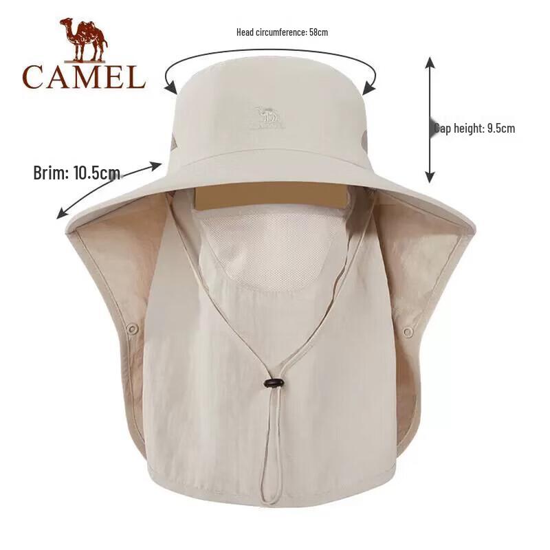 CAMEL Unisex Outdoor Sun Protection Fisherman Hat