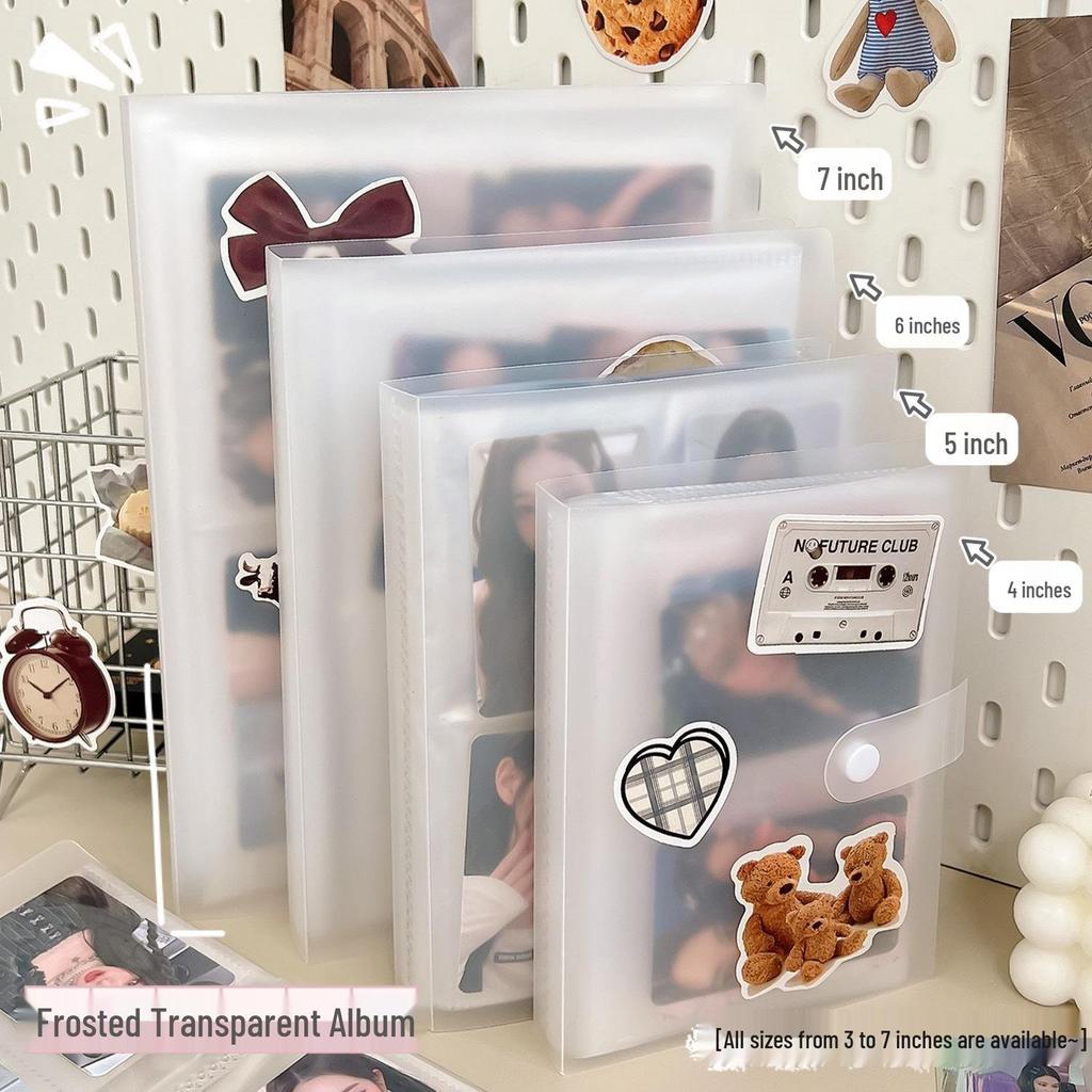 3-Zoll Polaroid Mini Transparentes Fotoalbum für Fotos, Tickets und Postkarten Scrapbook