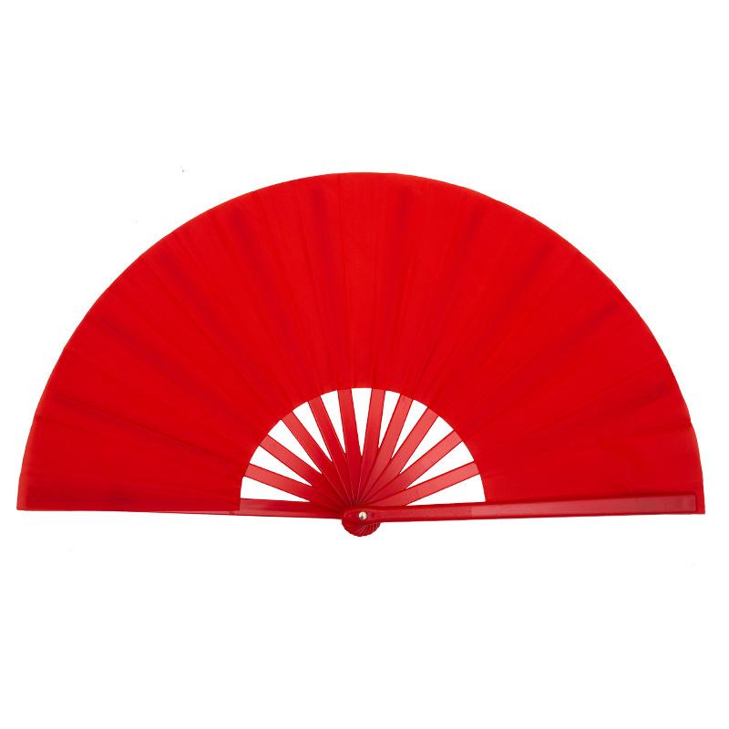 8 inch Martial Arts Performance Fan Dance Wushu Chinese Kung Fu Fan Taiji / Taichi Practice Performance Red Martial Arts Fans