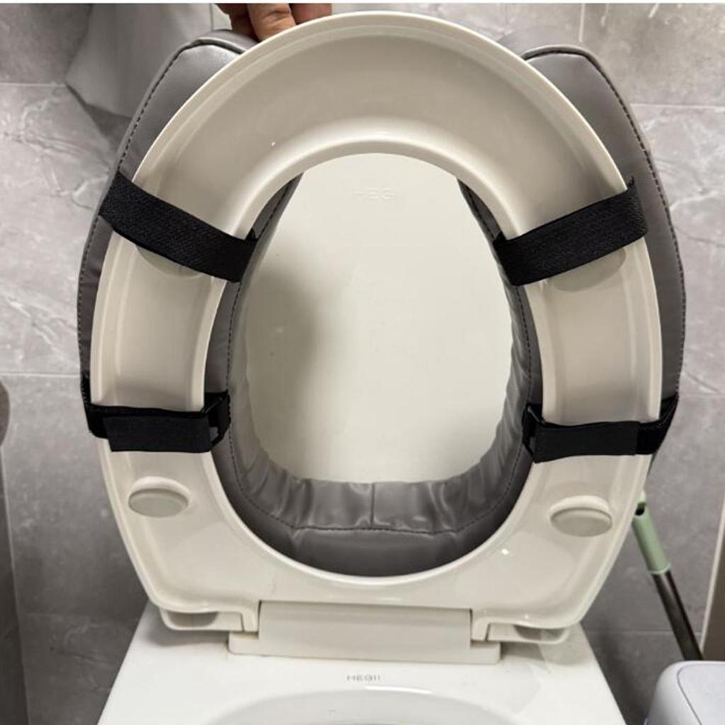 Elevated Toilet Seat Cushion, Raised Lifter, Comfortable, Universal, Thicker Pad for