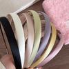 Korean Satin Thin Headband for Women - Versatile Retro French Style with Non-Slip Deerskin Velvet