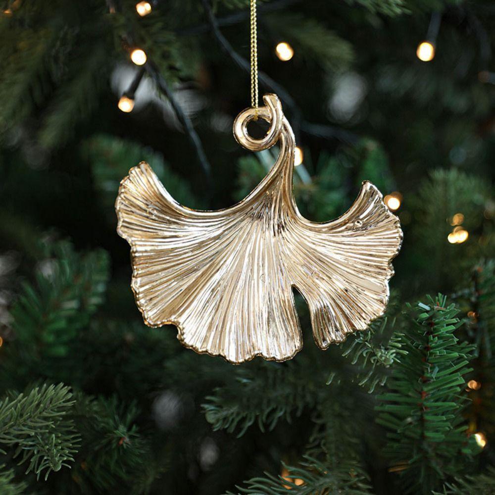 Elk Christmas Gold Plating Hanging Pendant Plastic Christmas Tree Ornaments  Christmas Party