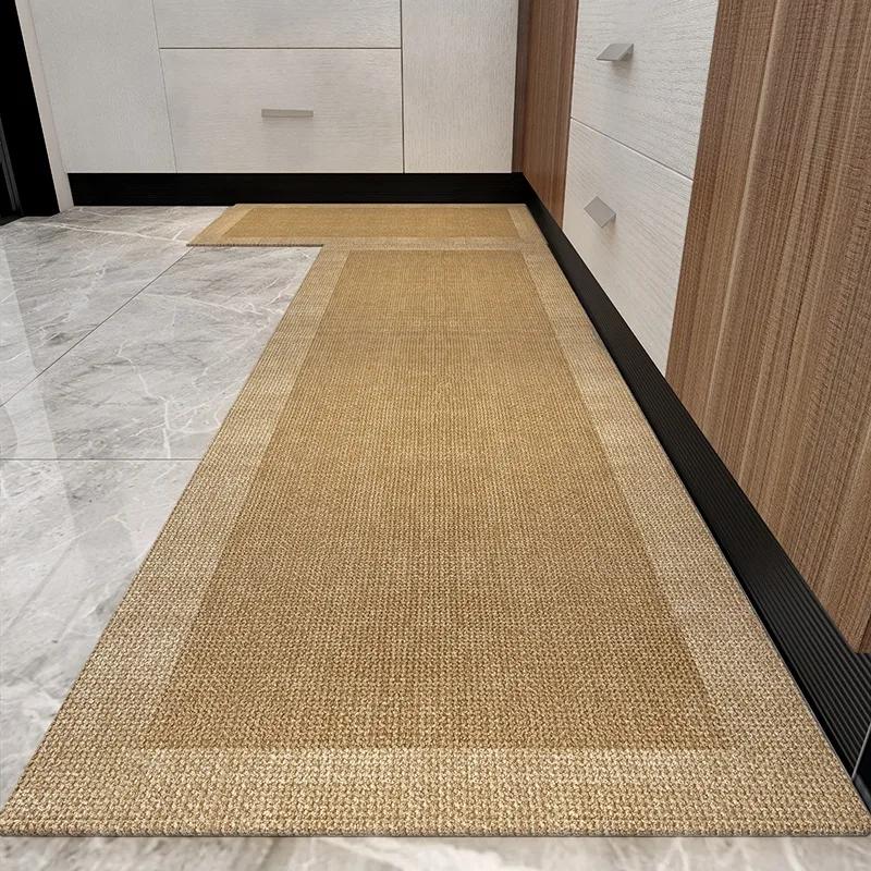 Koberček do kuchyne Behúň Protišmyková podložka na podlahu Dlhé koberce Elegantný minimalistický štýl Dekoračné koberce do domácnosti
