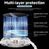 One-Click Tempered Glass for Samsung Galaxy Watch Ultra 47mm HD Screen Protector Bumper for Watch 8 7 6 classic 5pro 4 44mm 40mm