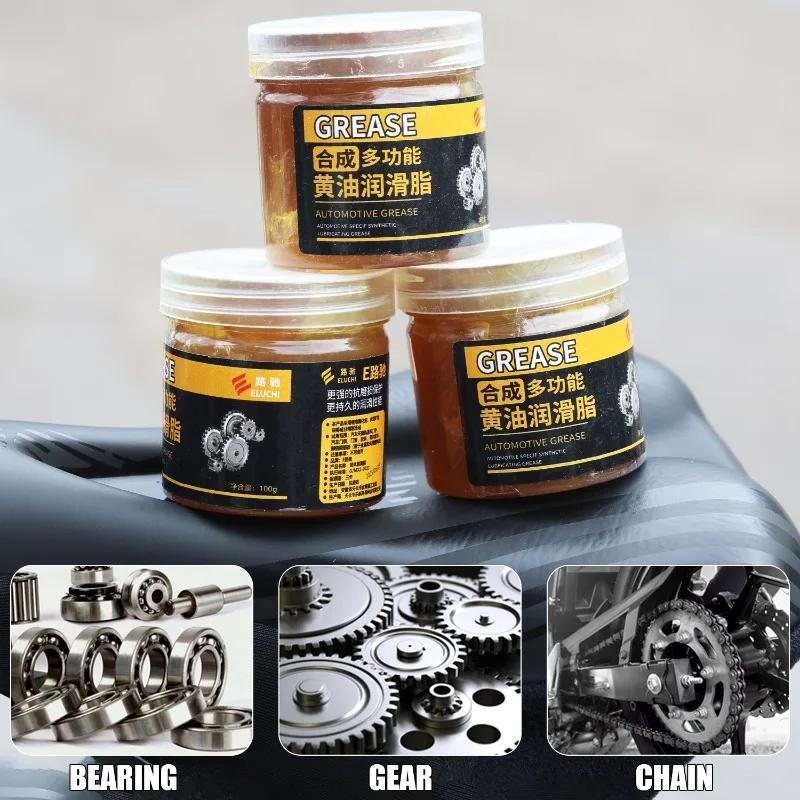 Car Wheel Bearing Grease 100g High Temperature Wear-Resistant Lubricating Greas Marine Wheel Bearing Grease for Mechanical Gears