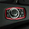 For BMW 6 Series M6 2008-2010 Red Carbon Fiber Interior Radio Control Cover Trim