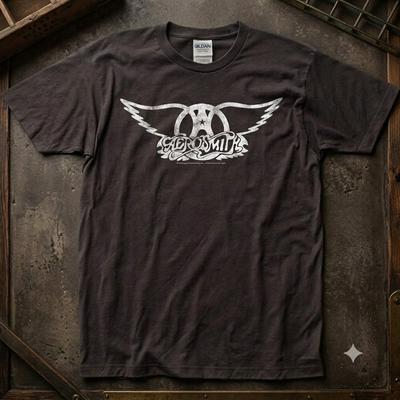Aerosmith Logo Heren Klassieke Rockband Grafisch Unisex T-shirt