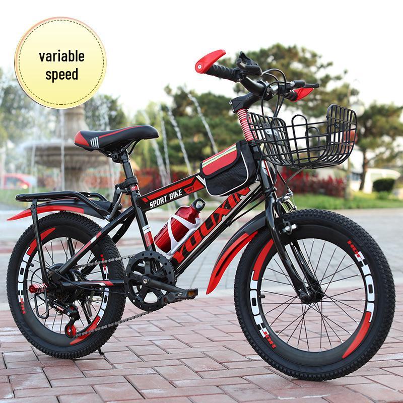 20-Inch Children's Mountain Bike for Ages 6-12, Variable Speed, Boys' Primary School Bicycle