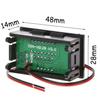 24V-60V Auto Marine Motorrad LED Digitales Voltmeter Spannungsanzeige Batterieanzeige
