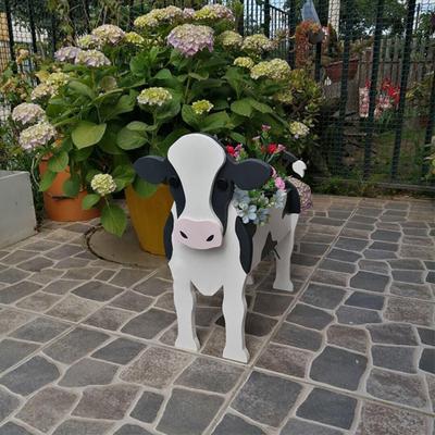 Planter Goat, Cow, Horse, Tiger, Flower Pot, Planting Garden Decorative Ornaments, Desktop Storage Art Crafts