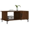 VidaXL Table basse chêne marron 90x50x40 cm bois d'ingénierie 829499