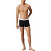 Calvin Klein Confezione da 3 Boxer Briefs a Vita Media con Stampa di Lettere Comodi Biancheria Intima da Uomo Neri 000NB3963A-UB1