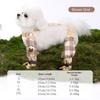 Reflective Stripe Pet Strolling Going Out Pants Full Leg Protection Dust-proof Dog Four-Legged Pants Anti-Slip Adjustable