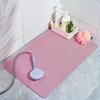 Anti-Slip Square Bathroom Mat for Shower, Toilet, and Washroom