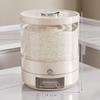 Rotatable Household Rice and Grain Storage Box: Insect & Moisture-Proof, Sealed, Compartmented Bucket
