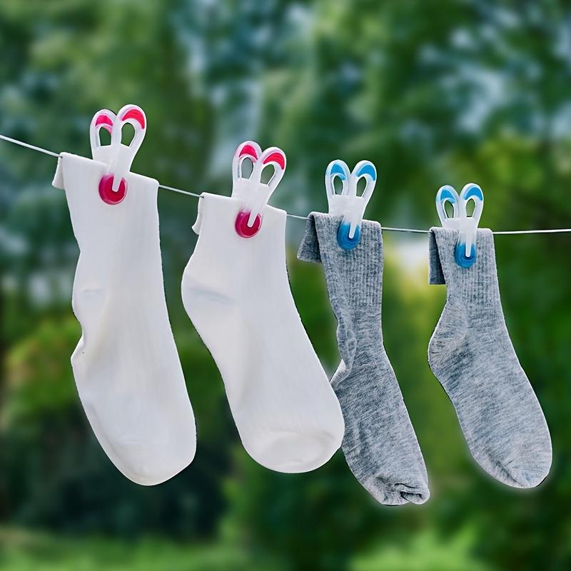 40pcs No Slip Laundry Clips with Strong Grip , Durable PP Plastic, Weather Resistant , Colorful Design for Home, Travel, Outdoor Use