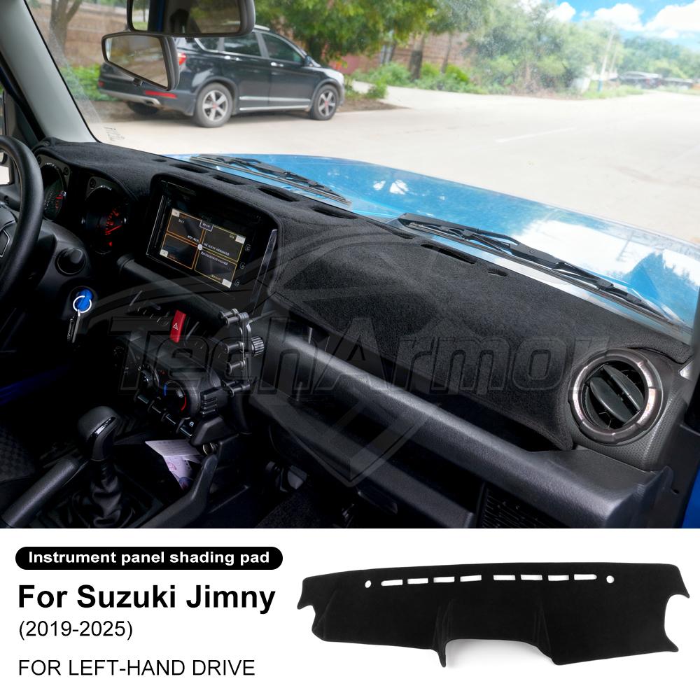 

Накладка на панель приборов для Suzuki Jimny 2025- Sunshade Protector Анти-УФ Коврики на панель Нескользящие накладки Автоаксессуары для интерьера LHD