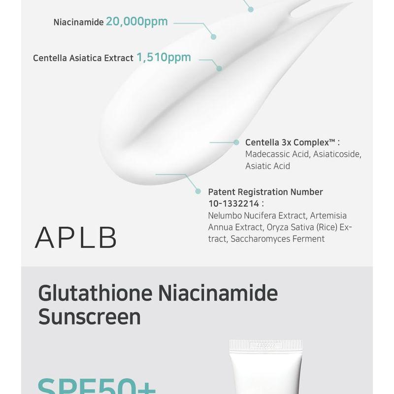 APLB - Glutathione Niacinamide Sunscreen