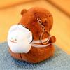Capybara Keychain Bagpack Pendant Hanging Ornament Capibala Ornament Car Accessories Gift for Kids Guests Baby Shower Gifts