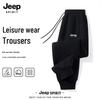 JEEP SPIRIT Męskie spodnie dresowe joggery o luźnym kroju na wiosnę 2025