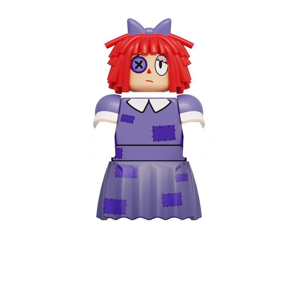 KDL827 Cute Cartoon Circus Member Assembled Building Blocks Minifigure Children's Kids Educational Gift