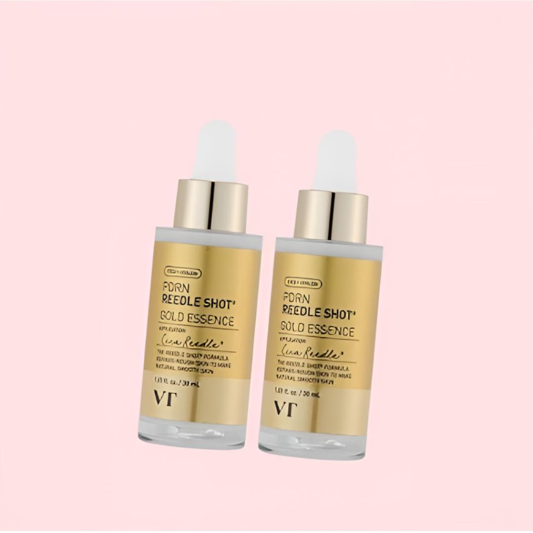

[VT COSMETICS] PDRN Reedle Shot Gold Essence Set (2 pcs) 30ml x 2