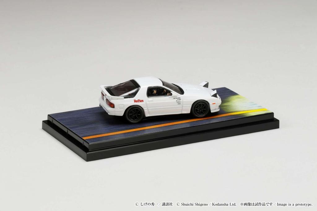 HJ64 Mazda Initial D VS Kyoichi Sudo and Ryosuke Takahashi Driver Figures Included 1/64 RX-7 (FC3S) / (Finished Product)
