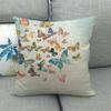Colorful Butterfly Cartoon Insect Animal Digital Printing Short Plush Pillow Covers For Car Sofa Office Cushion Cover Home Goods