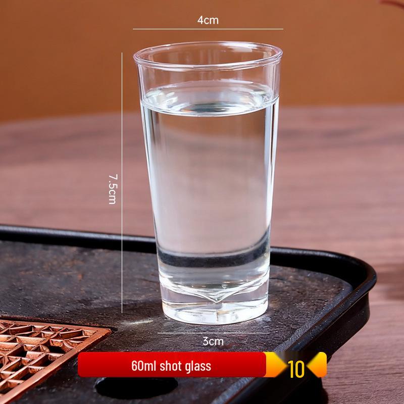 Disposable Thickened Transparent Kung Fu Tea Cup - Anti-scalding, Food-grade, Small Baijiu Tasting Cup
