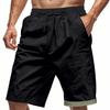 Summer Men's Linen Loose-Fit Breathable Beach Shorts