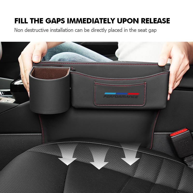EYAG3 For BMW Removable Car Seat Side Gap Filler Storage Box Auto Accessories E91 E92 E93 E60 F10 F30 E39 E36 E87 X3 X5 E70 E46 E90
