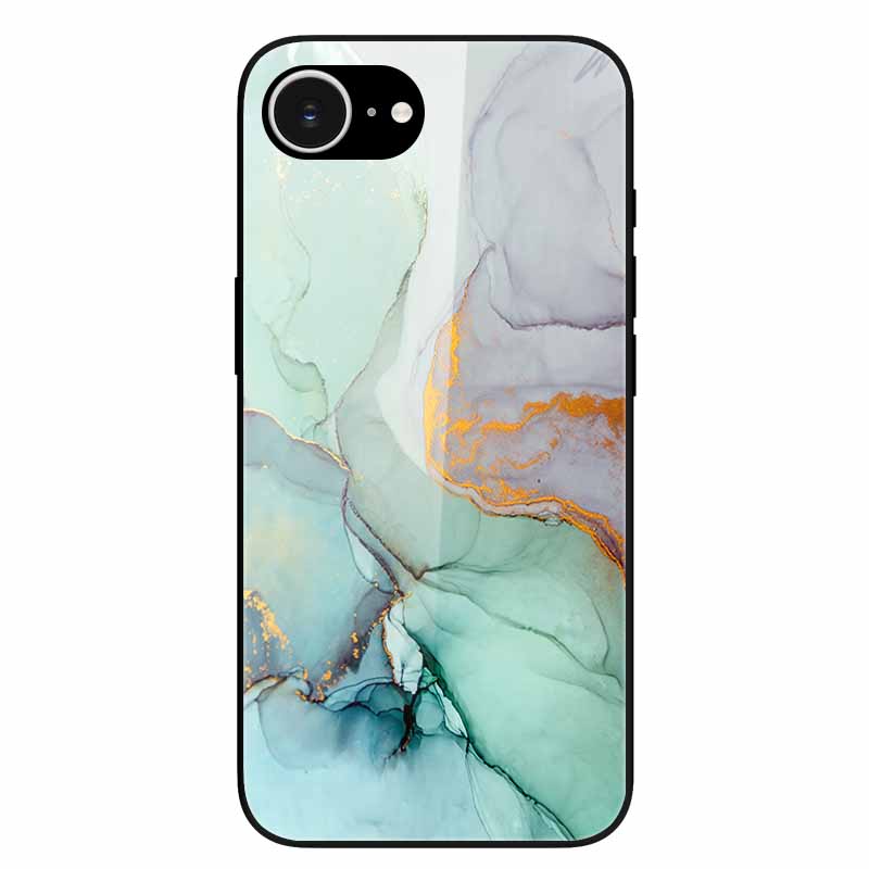 Tempered Glass Phone Cases For iPhone 16e 2025 Case Silicon Bumper Hard PC Back Cover Shell for iPhone SE (2025) / for iPhone16e