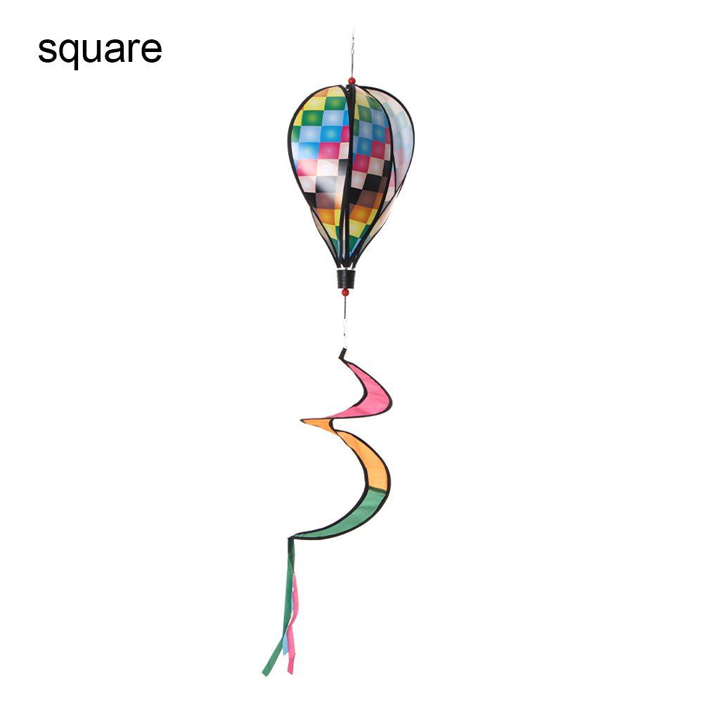 Revolving Colorful Yard Decor Lawn Outdoor Lawn Decorations Windmills Whirlygig Toys Hot Air Balloon Wind Spinners Pinwheels