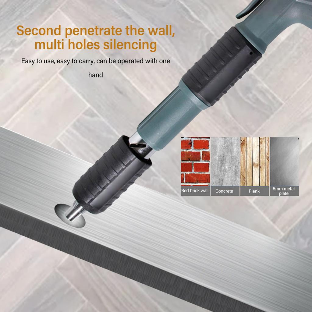 Nail Shooting Machine Manual Soundproof Portable Mini Wall Fastening Power Tool for Concrete Red Brick Wall Concrete Nailer