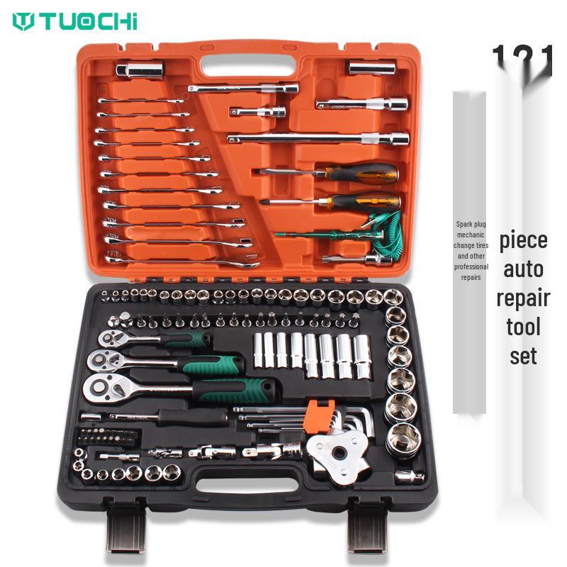 121-Piece Auto Repair Socket Wrench Set - Mechanic’s Tool Set for Car Maintenance