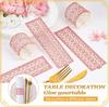 100/50Pcs Napkin Rings Sparkling Paper Napkin Holder Disposable Napkin Bands Napkin Holder For Wedding Party Dinner Table Decor