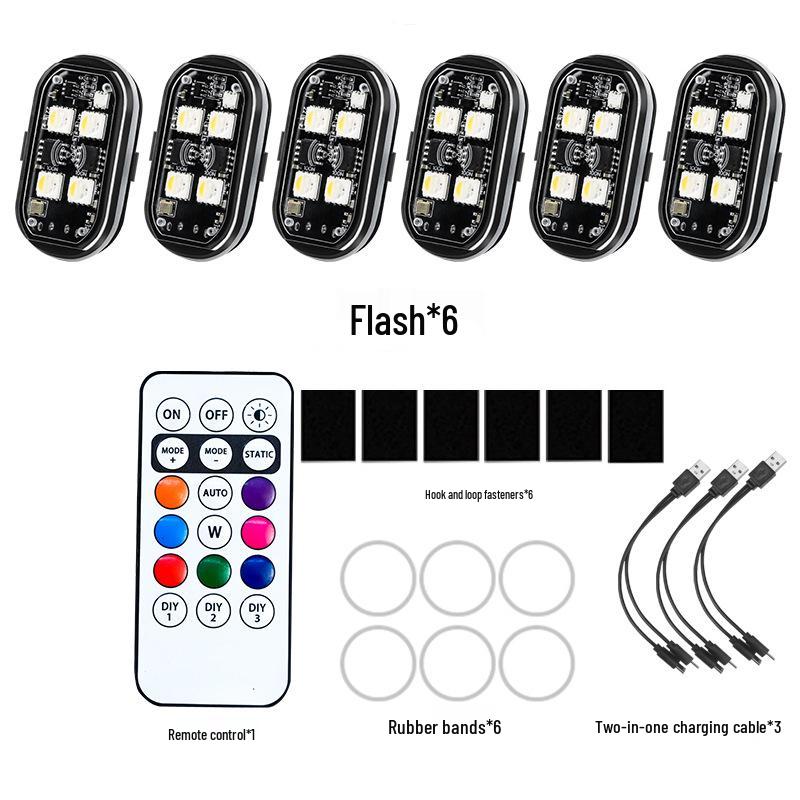 Wireless LED Strobe & Tail Lights for Planes, Motorcycles, Bicycles, and Cars
