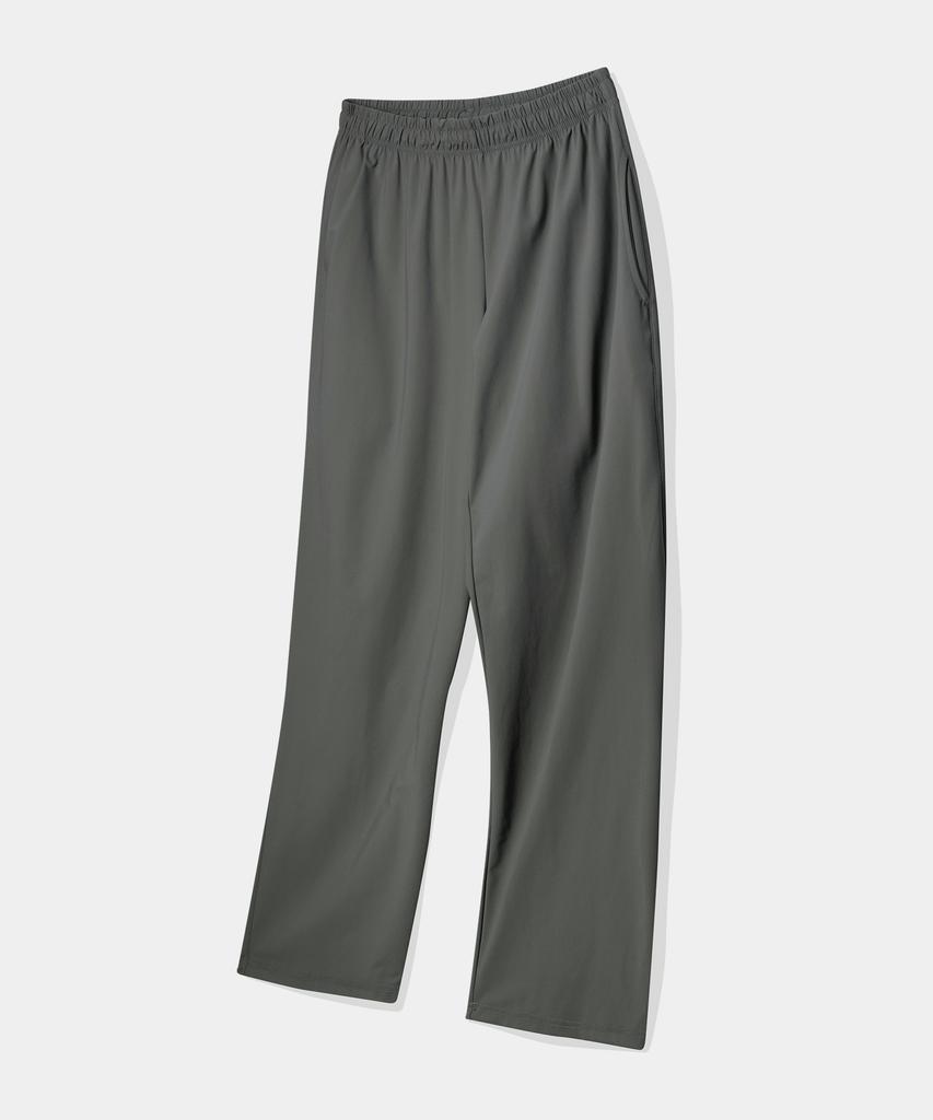 Lambeulla Tricot Wide Cooling Ice Pants [Dark Gray]