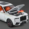 1/24 2025 Rolls Royce Cullinan SUV Alloy Luxury Car Model Diecasts Metal Car Vehicles Model Sound Light Simulation Kids Toy Gift