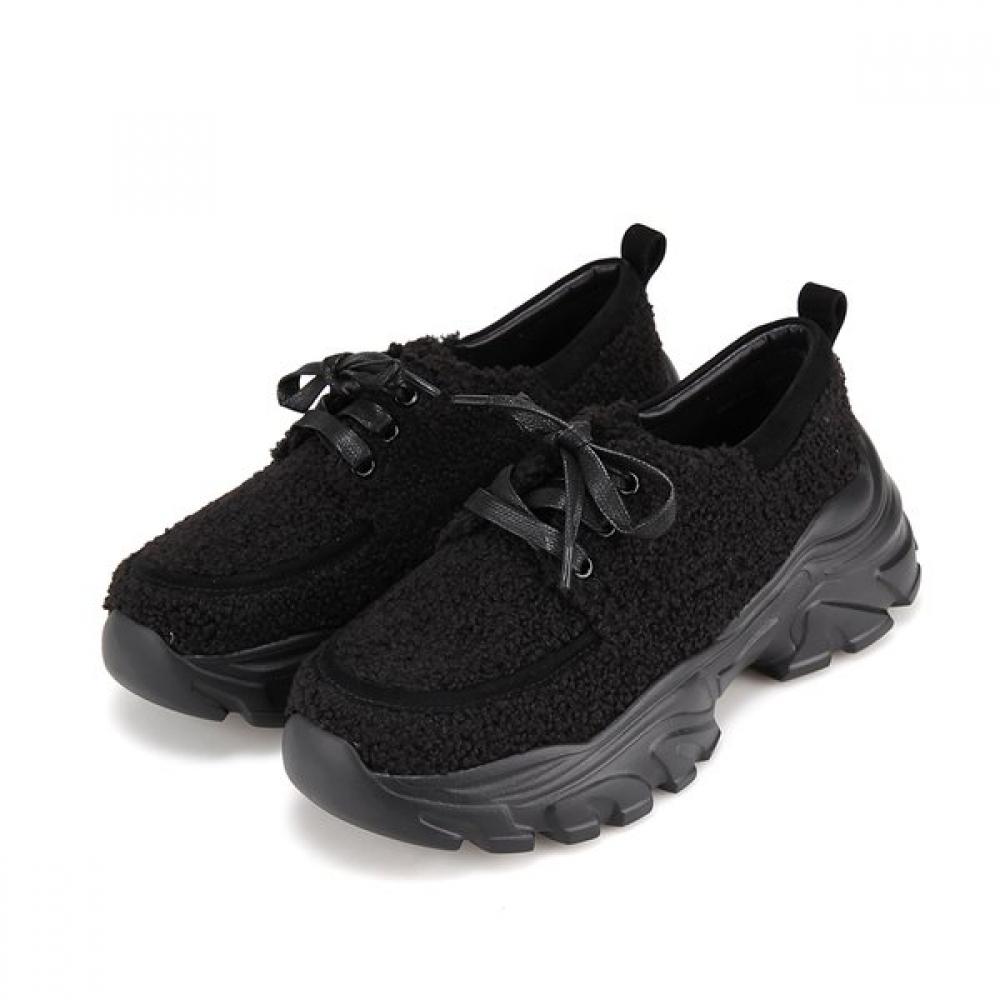 

Barbara Fur Fleece Lined Sneakers Bbh545bk 250mm