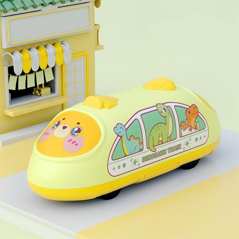 Children's High-speed Train Toy Car Inertial Train Harmony Express Train Model Boy Gift Wholesale Plastic/plasticine Material