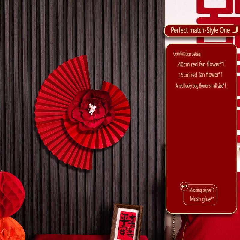 Chinese New Year Decorations 2026 Chinese Wedding Ornament Lunar New Year Wall Accessories Year of The Horse DIY Decor