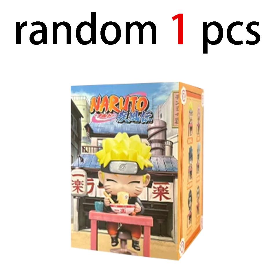 Naruto Anime Sasuke Uchiha Naruto Kakashi Anime Figures Mini PVC model Naruto Shippuden Ramen Theme Series  Toy Gift