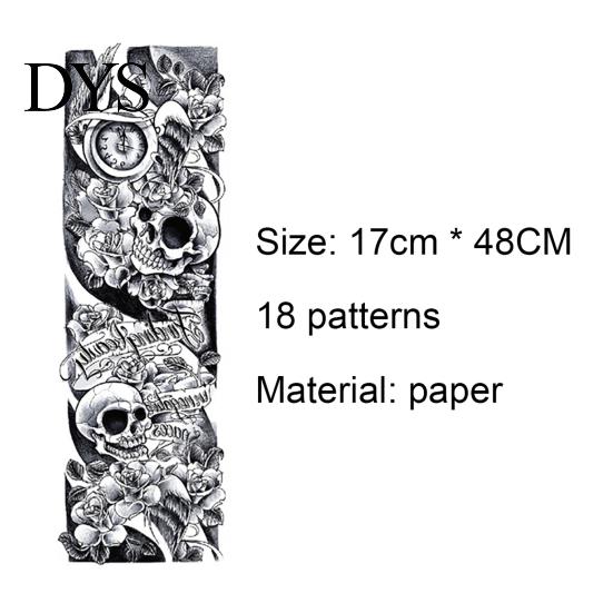 Cool Tattoo Waterproof Temporary Mixed Color Stickers Body Art Sticker Tattoos