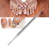 Stainless Steel Double Head Ingrown Toe Nail File Ingrowing Nail Lifter Pedicure Tool