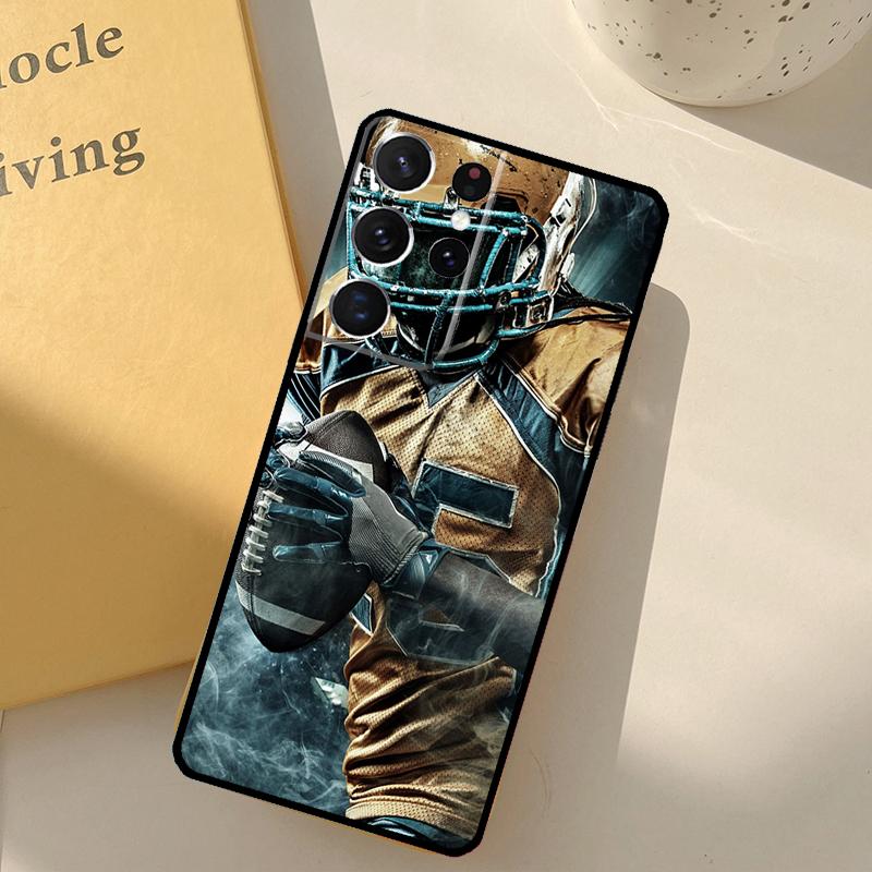 Rugby Football Sport Case For Samsung Galaxy S22 Ultra Note 20 S21 Ultra S9 S10 Note 10 Plus S20 FE Phone Cover
