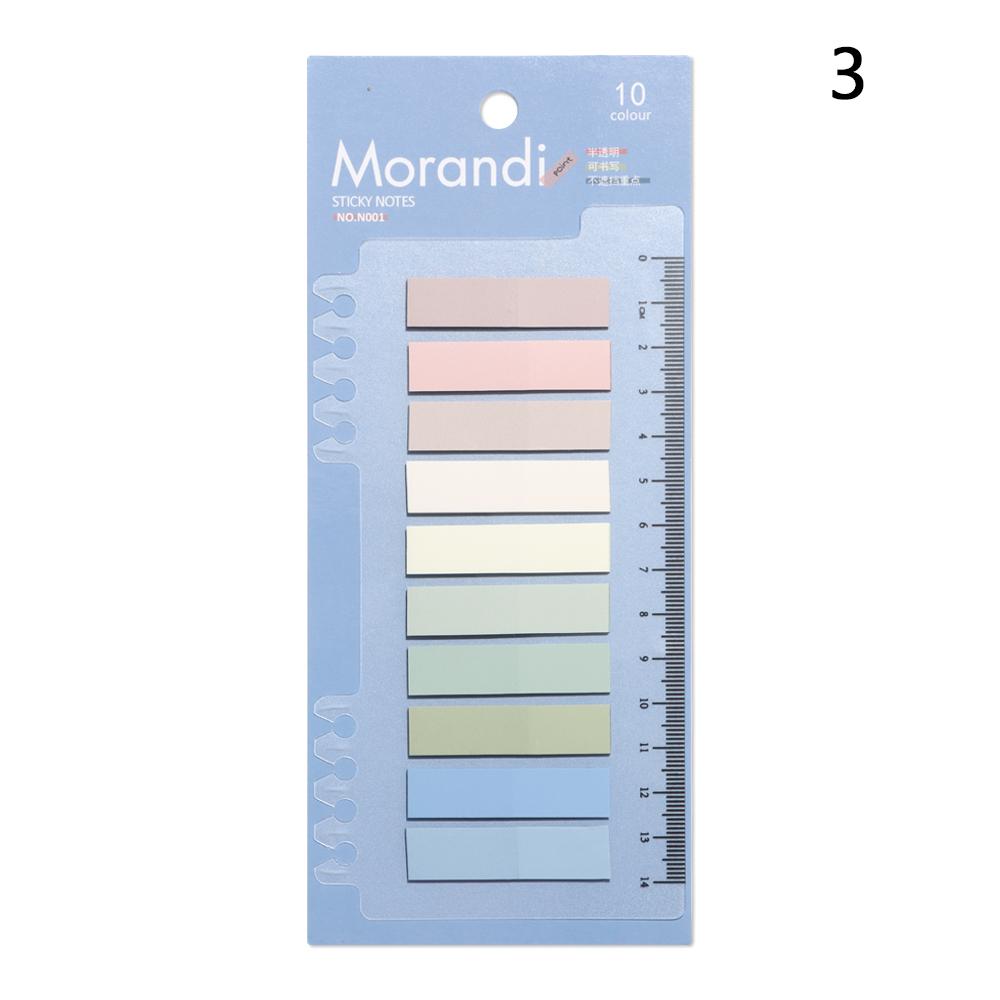 60/120/200pcs DIY Novelty Tab Strip Index Flags Bookmark Label Sticky Notes Loose-leaf Memo Pad Paster Sticker